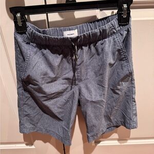 Old Navy Men's Chambray Drawstring Shorts in Light Blue